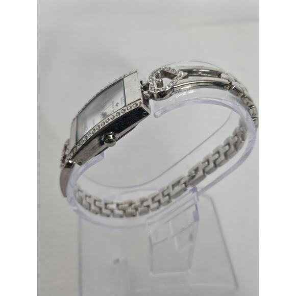 Gorgeous Bella & Rosa Ladies Crystal Hearts Quartz Watch New Battery Runs Great
